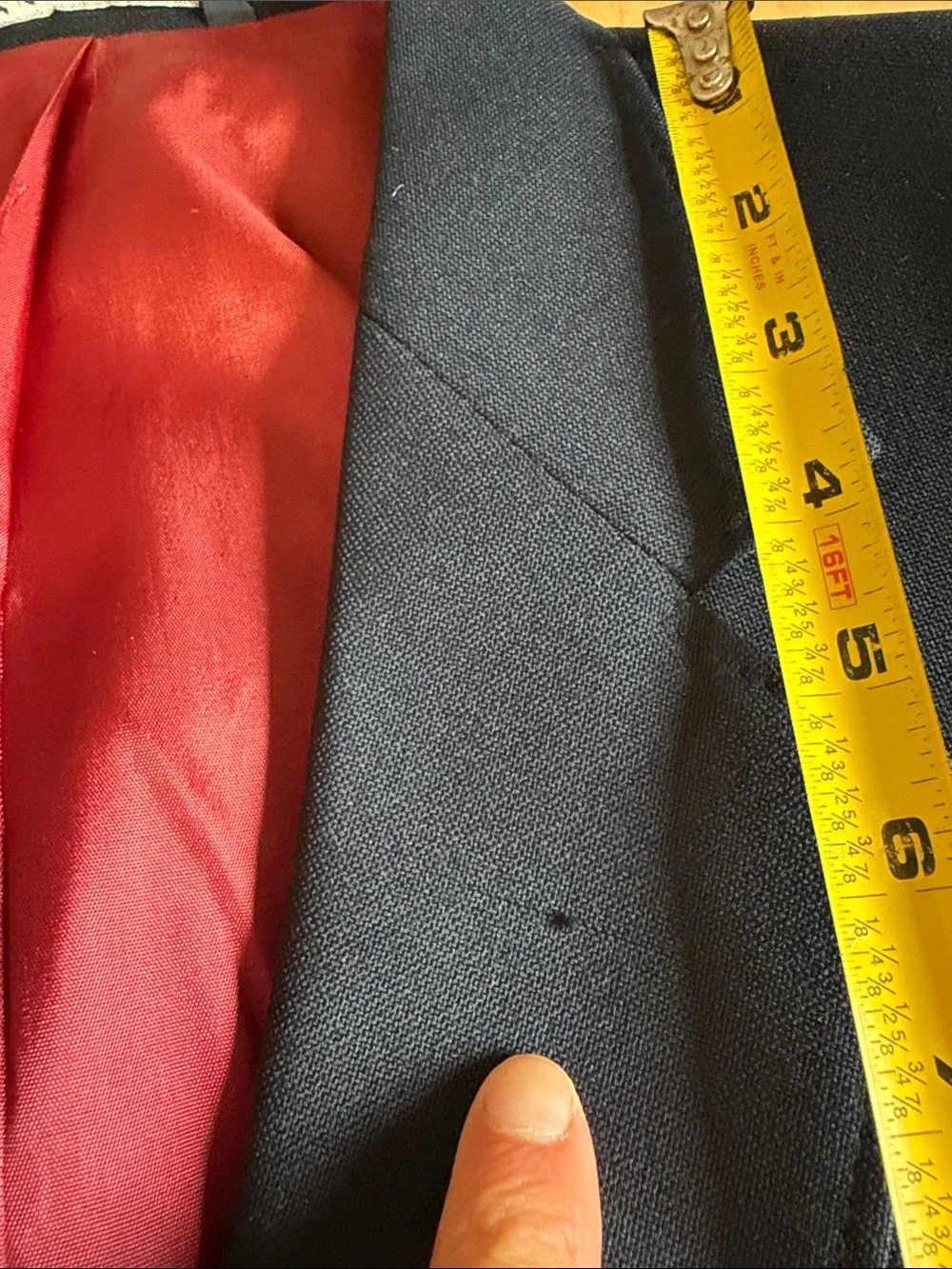 Vintage Classic COLLECTION Navy Suit with Red Lining
